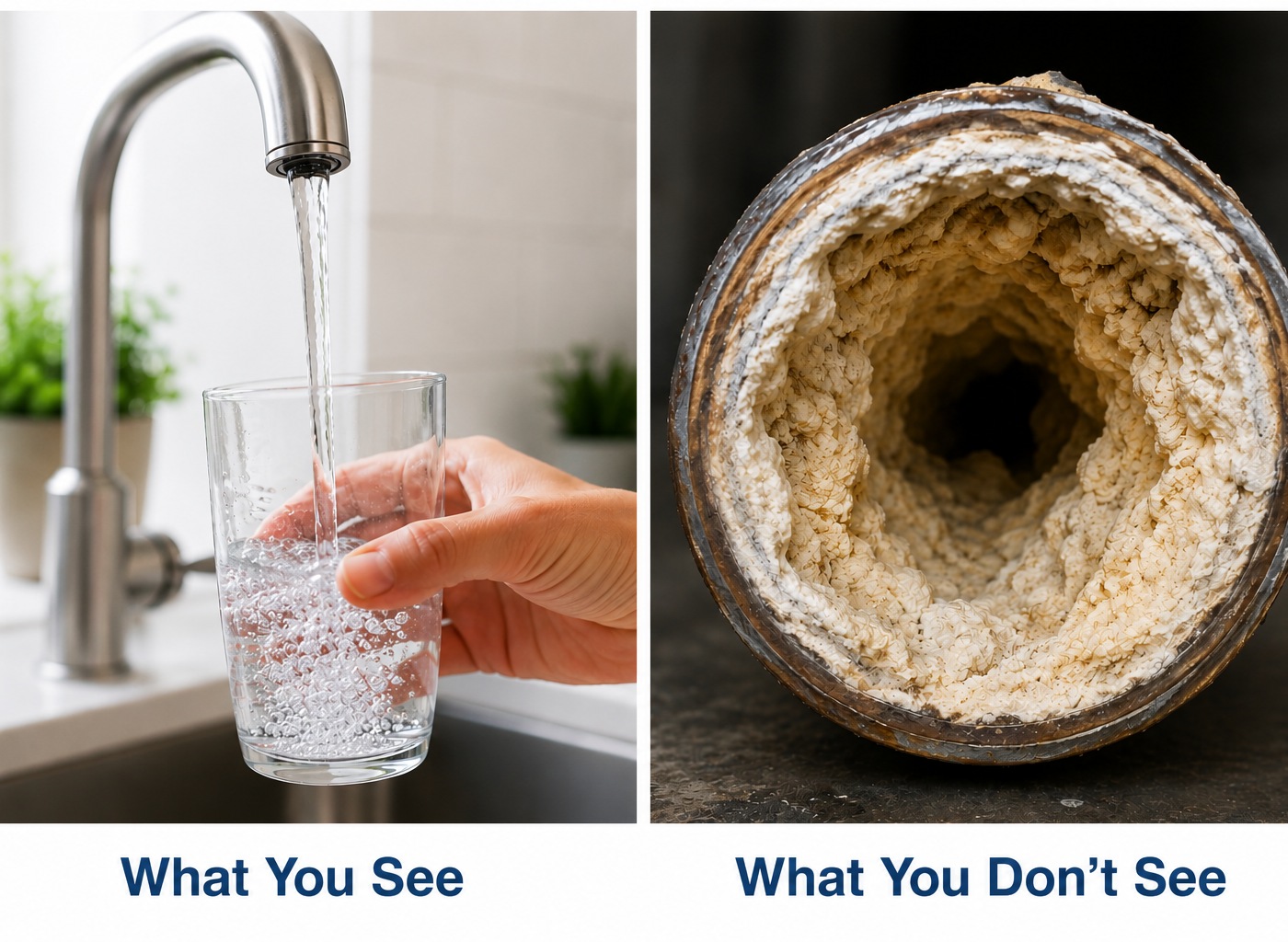 What you see vs what you don't clean water